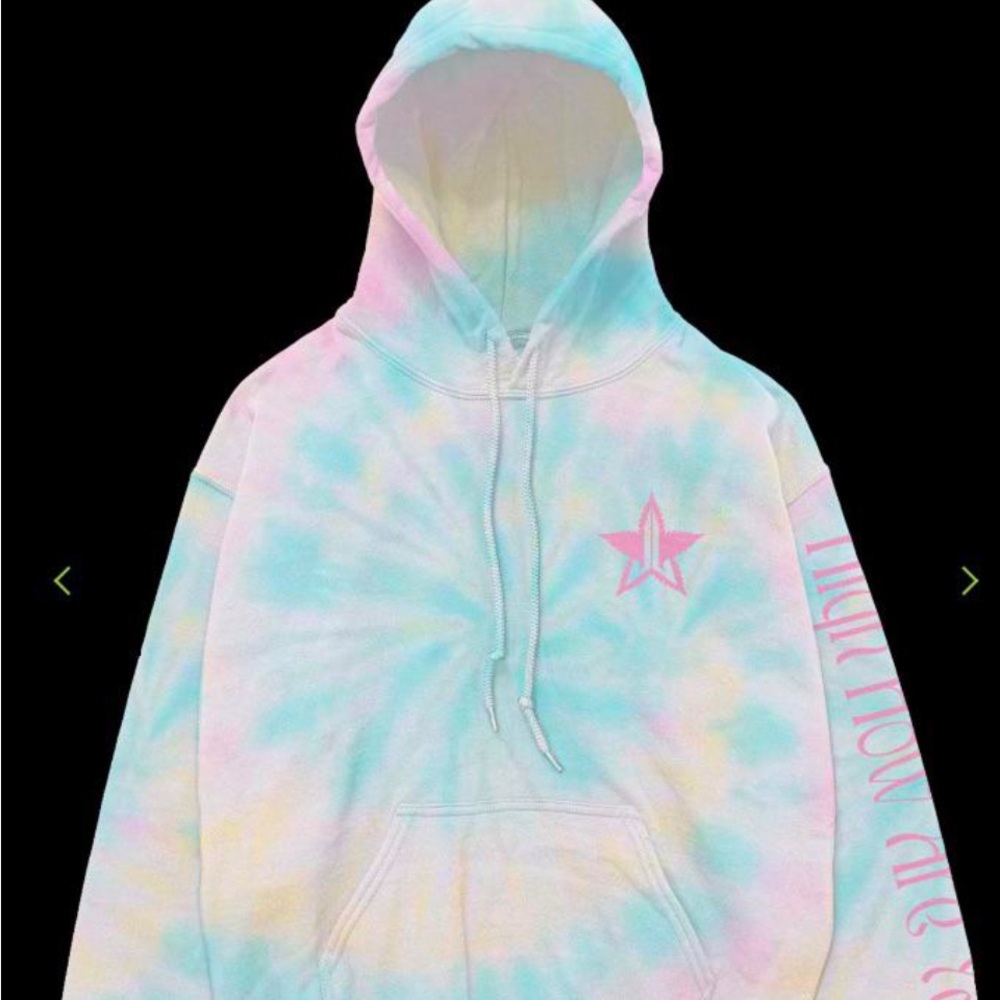 Jeffree Star Pastel Tie-Dye Hoodie
